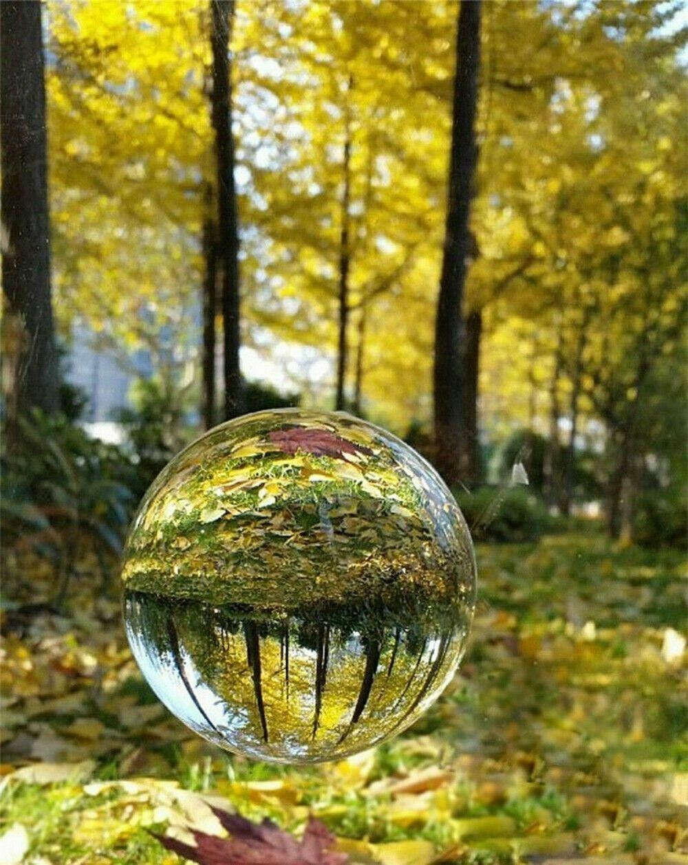 100Mm Photography Crystal Ball Sphere Decoration Lens Photo Prop Lensball Clear
