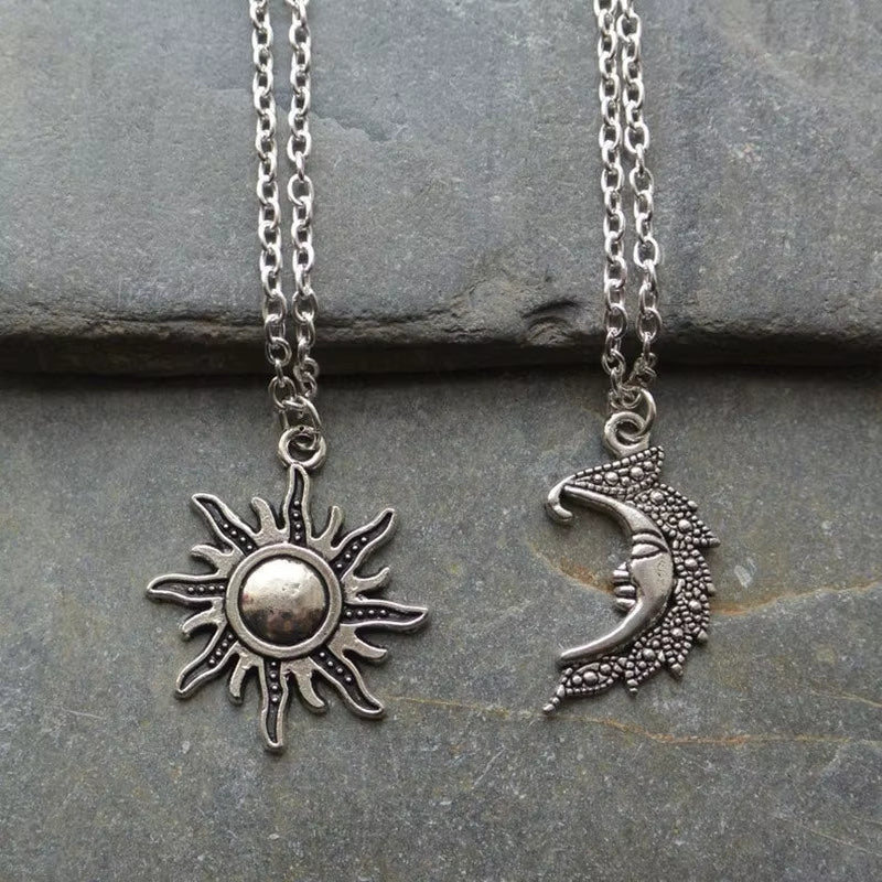 Big Crescent Moon Necklace for Women, Pagan Witch Style Amulet, Wiccan Pendant, Lunar Witchcraft, Magic Jewelry Gift, 2024, Moon