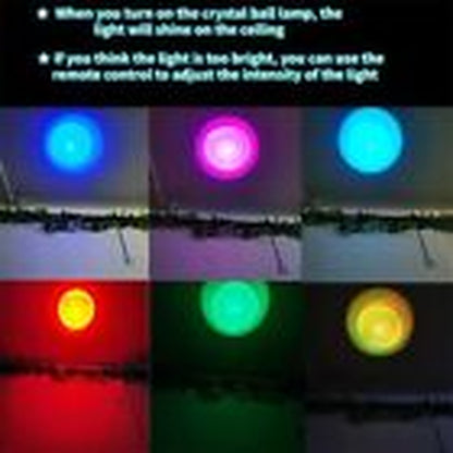 Axolotlrystal Ball Lamp,3D 3.15 Inchrystal Axolotl Light,16Olorsh