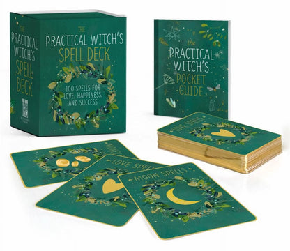 The Practical Witch'S Spell Deck: 100 Spells for Love, Happiness, and Success (Paperback)