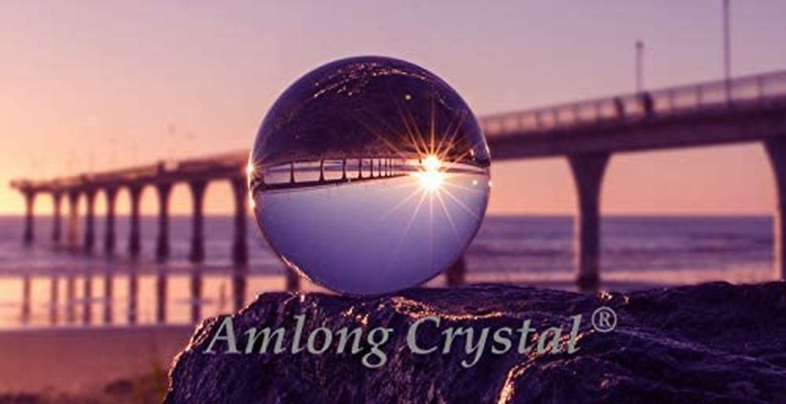 Clear Crystal Ball 150Mm (6 Inch) with Unicorn Stand and Gift Package for Decorative Ball, Lensball Photography, Gazing Divination or Feng Shui, and Fortune Telling Ball